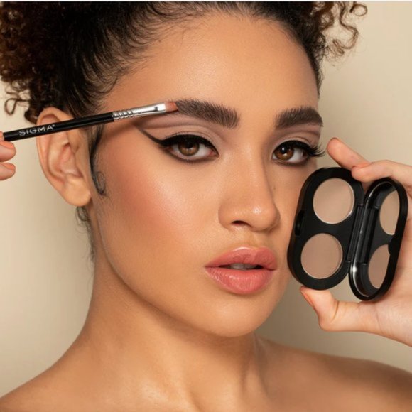 Sigma Beauty COLOR + SHAPE BROW POWDER DUO- Medium- NIB - Picture 2 of 7